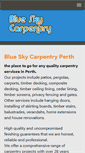 Mobile Screenshot of blueskycarpentry.com.au